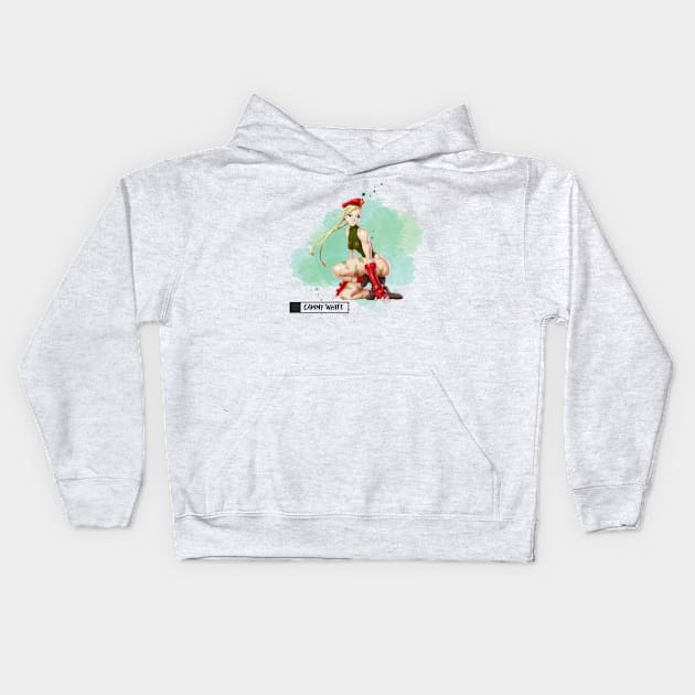 Cammy White Kids Hoodie by Next Graffics